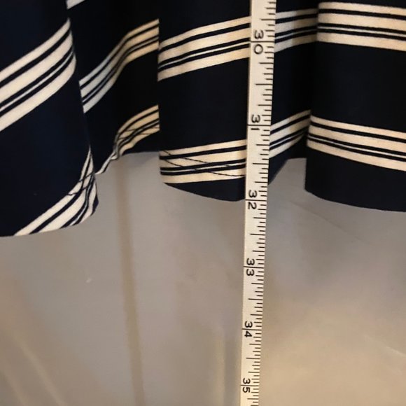 Navy and White Summer Dress - Picture 4 of 5